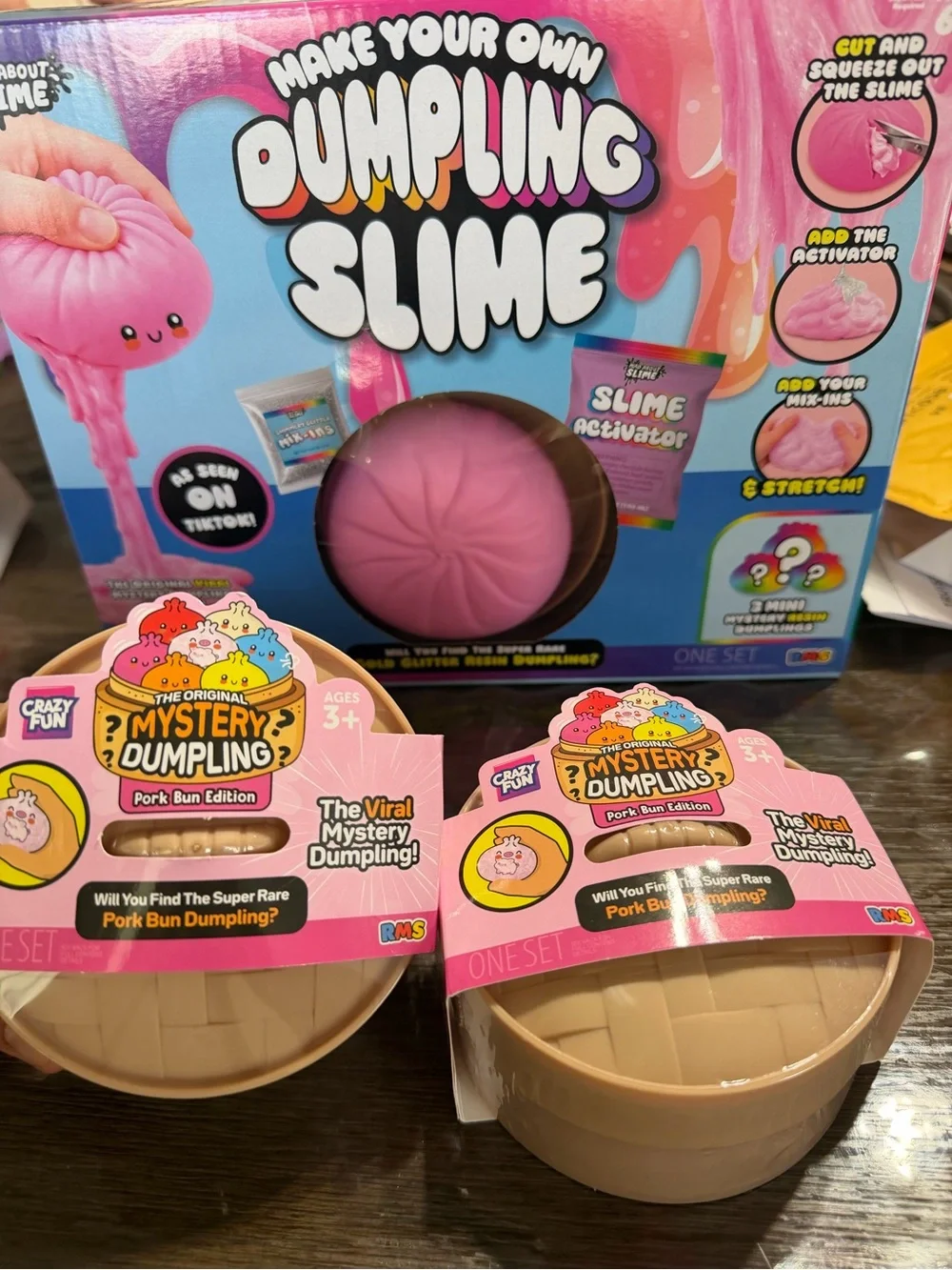 Make Your Own Dumpling Slime - Pink Dumpling Slime Kit